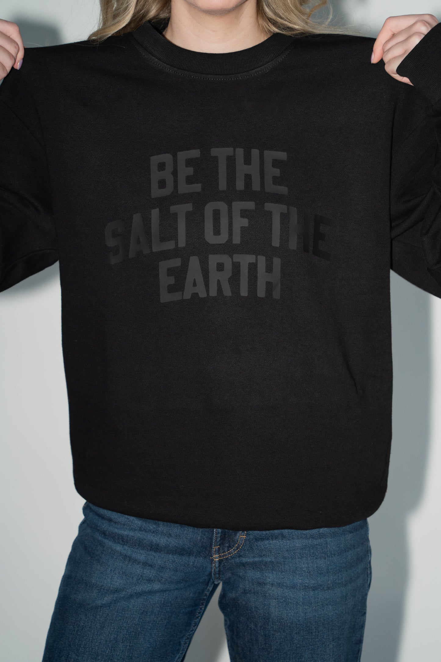 Matte Black "Be The Salt Of The Earth"