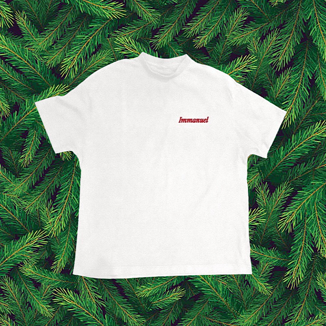 "God Is Always With Us" White