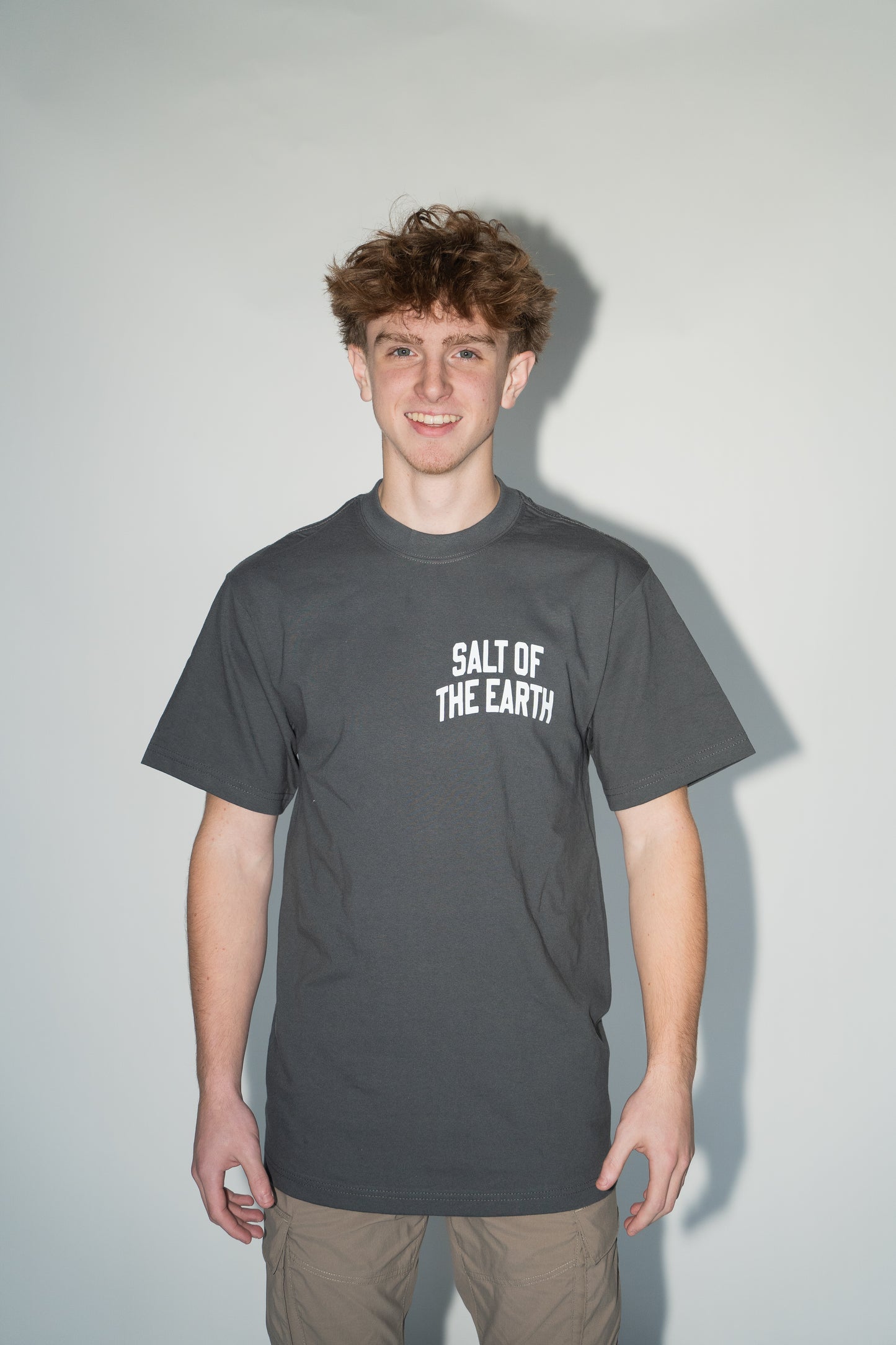 Grey "MATTHEW 5:13" Tee