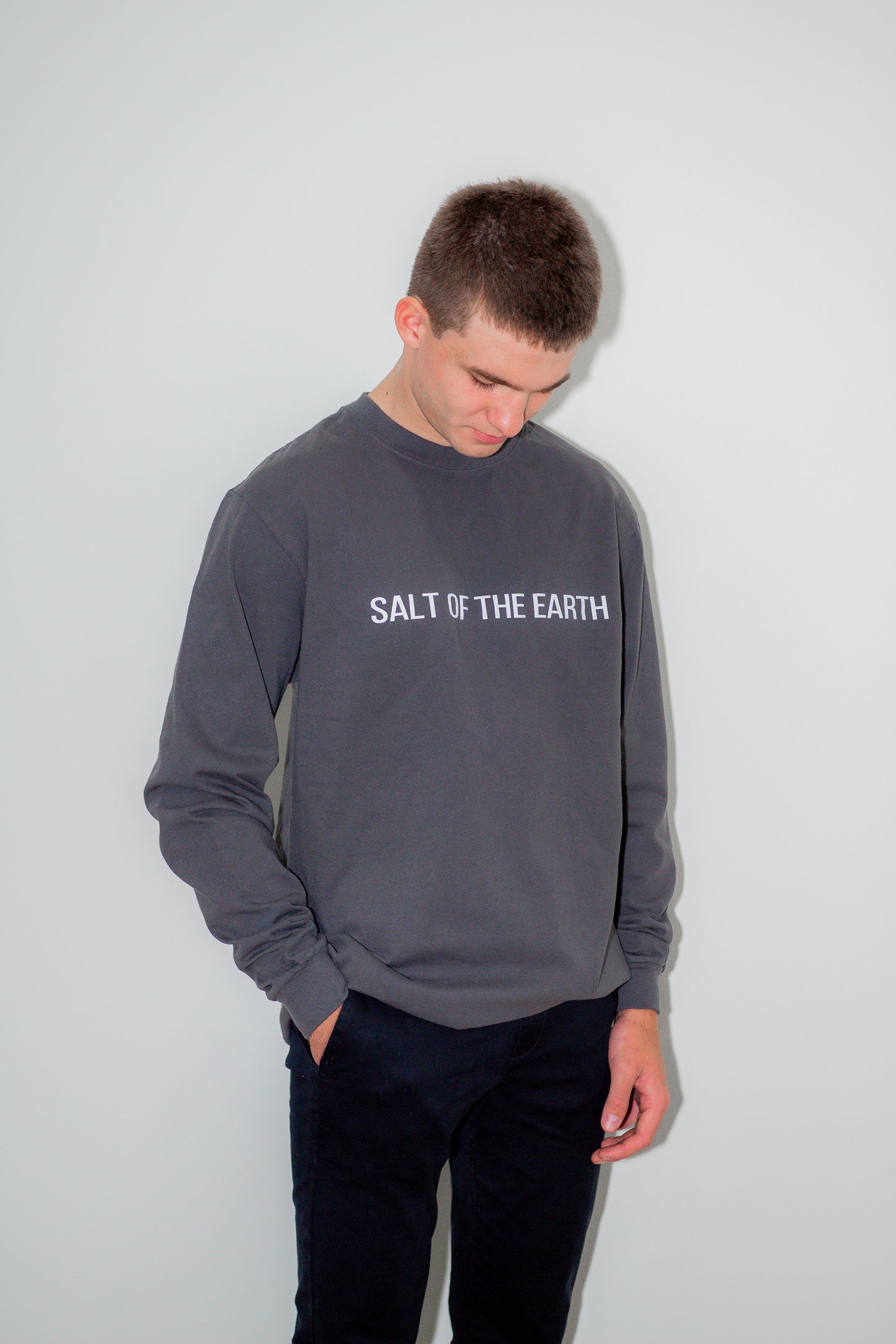 Long-Sleeve Basic Grey